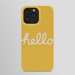 Hello: The Macintosh Office (Yellow) iPhone Case