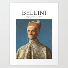Giovanni Bellini Doge Leonardo Loredan 1501 Exhibition Print Art Print