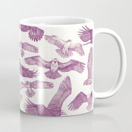 birds of prey purple Mug
