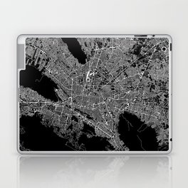 Monterrey Black Map Laptop Skin