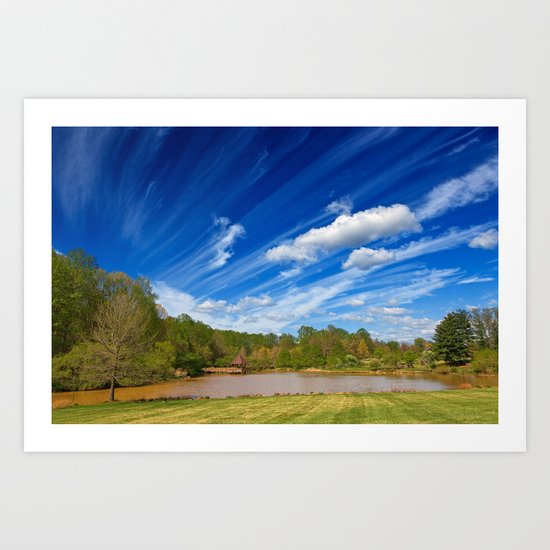 Meadowlark Cloud Gardens Art Print