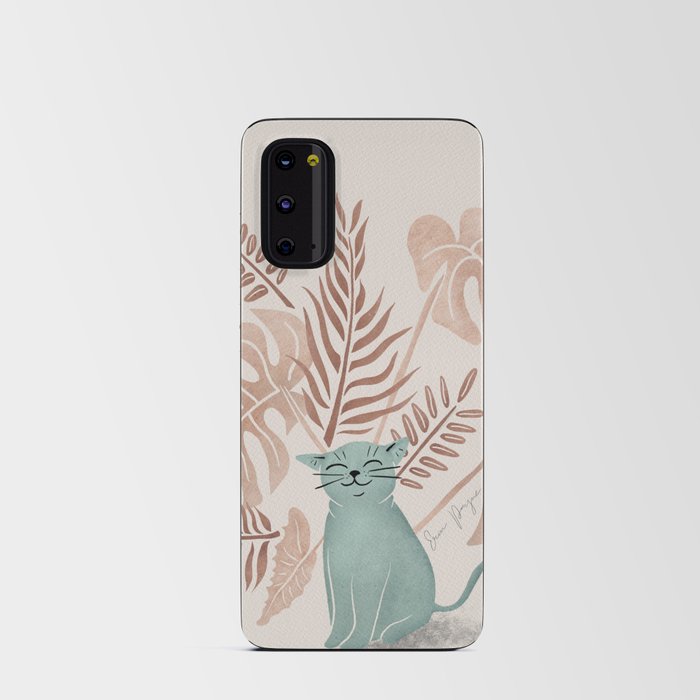 Tropical Happy Cat Android Card Case