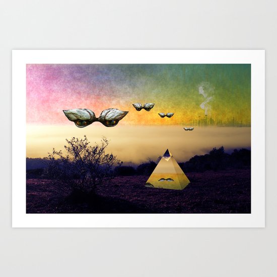 Search the boundaries to find the peace you seek Art Print