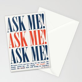 Ask Stationery Cards