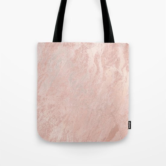Rose Gold Foil Tote Bag