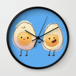 Egg Friends Wall Clock