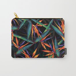 Tropical Leaf Pattern Carry-All Pouch | Botanic, Pop Art, Retro, Leaf, Pattern, Pattens, Botanical, Leaves, Curated, Nature 