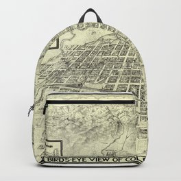 Colorado Springs-Colorado-1909 vintage pictorial map Backpack