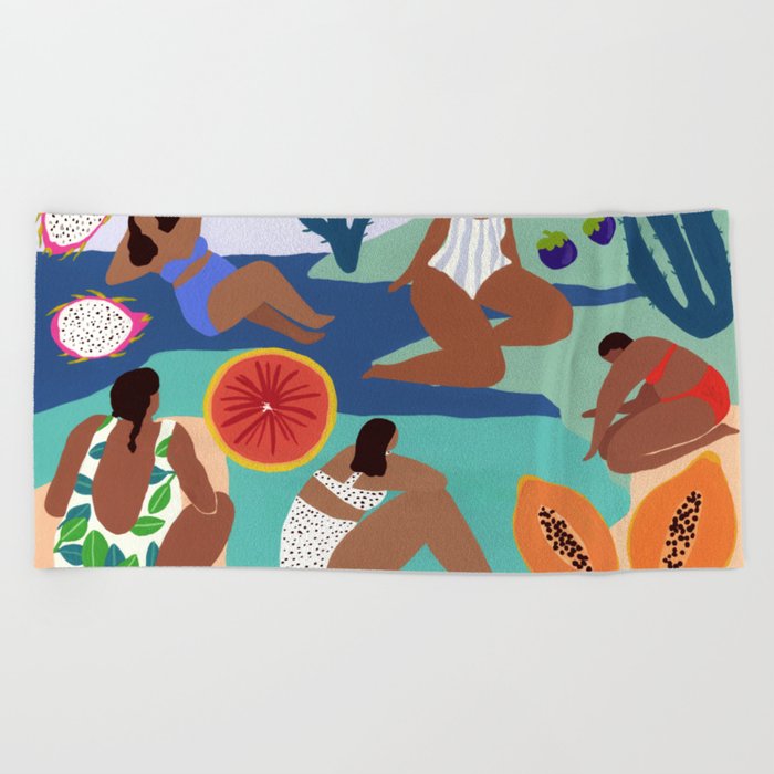 Fruity Bay Beach Towel