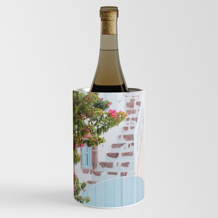 Dreamy Santorini Oia #1 #wall #art #society6 Wine Chiller