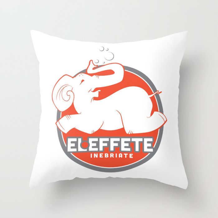 El Effete Throw Pillow