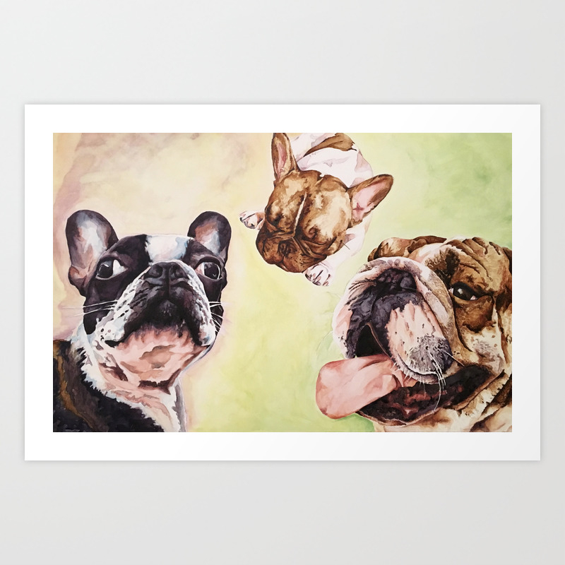 Bullie For You Art Print By Madshinyheather Society6
