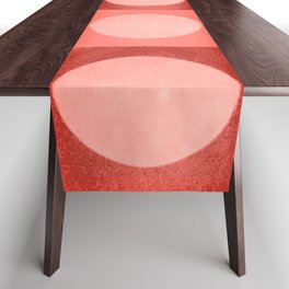 New York Moon Minimalism Living Coral Jester Table Runner