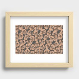 Abstract Spring Prairie Recessed Framed Print
