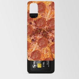Pepperoni Cheese Pizza Pattern Android Card Case