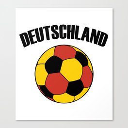 Deutschland Football - Germany Soccer Ball Canvas Print