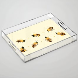 Honey bees Acrylic Tray