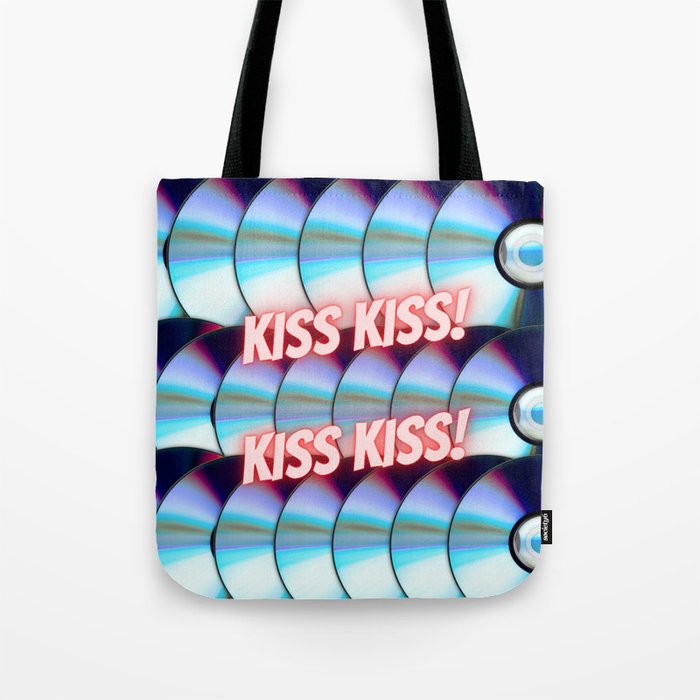 KISS KISS ON CDs! Tote Bag