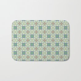 Geometrical fractal art of rectangles and fixtures of parallel structures and saturated colors 104 Bath Mat | Dark, Zen, Flowery, Elegant, Simple Mendala, Digital, Art, Chaos, Graphicdesign, Shape And Color 