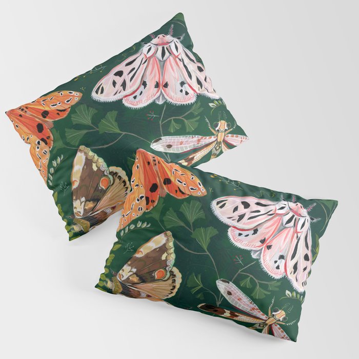 Moths and dragonfly Pillow Sham