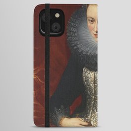 portrait of young lady rosary by rubens iPhone Wallet Case