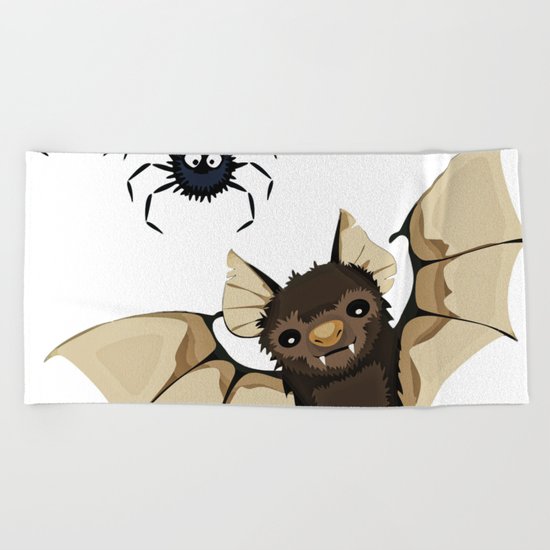 bat Beach Towel