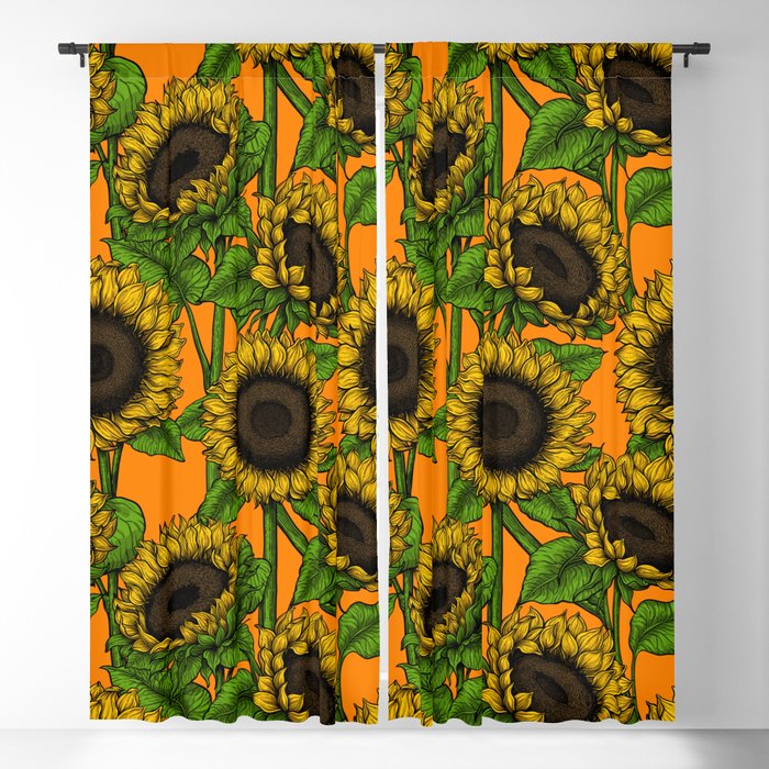 Sunflowers Blackout Curtain