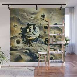 Felix Lost On Moon Wall Mural