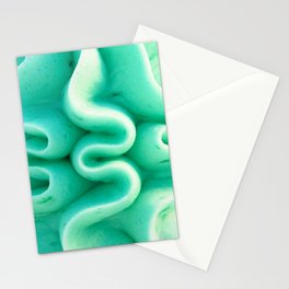 Teal Cupcake Frosting Stationery Card