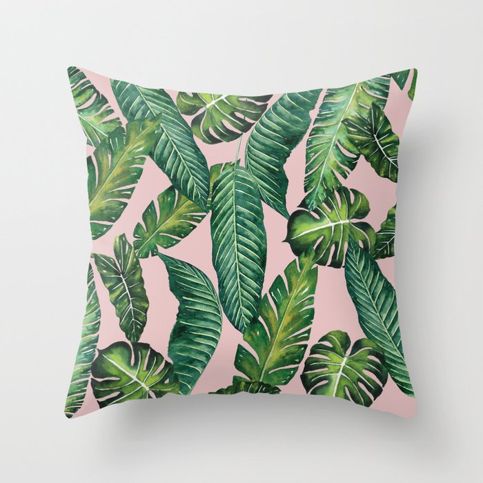 Jungle store leaf cushion