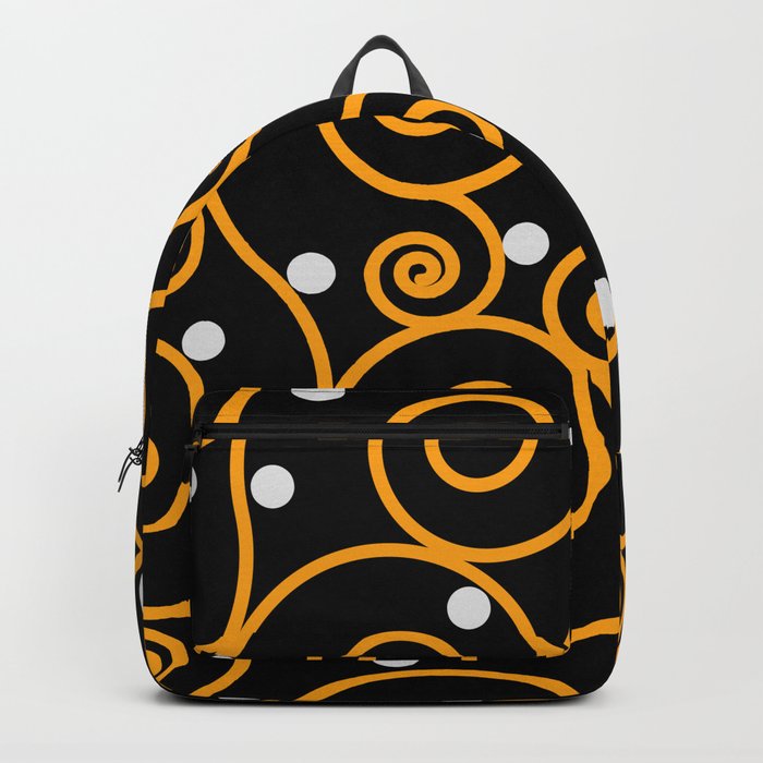 Curl lines art Backpack