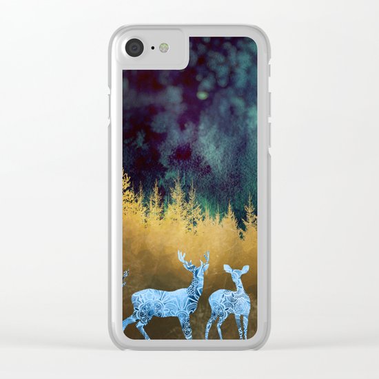Midnight Meeting Clear iPhone Case