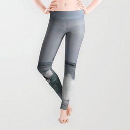 Surfer - Riding the Wave #1 #wall #art #society6 Leggings