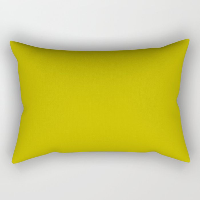 CHARTREUSE Yellowish Green solid color Rectangular Pillow