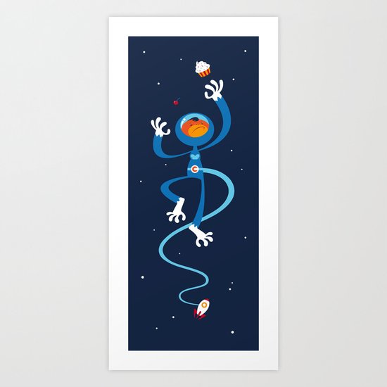 Space Drama Art Print
