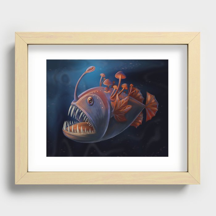 Predatory fish Recessed Framed Print