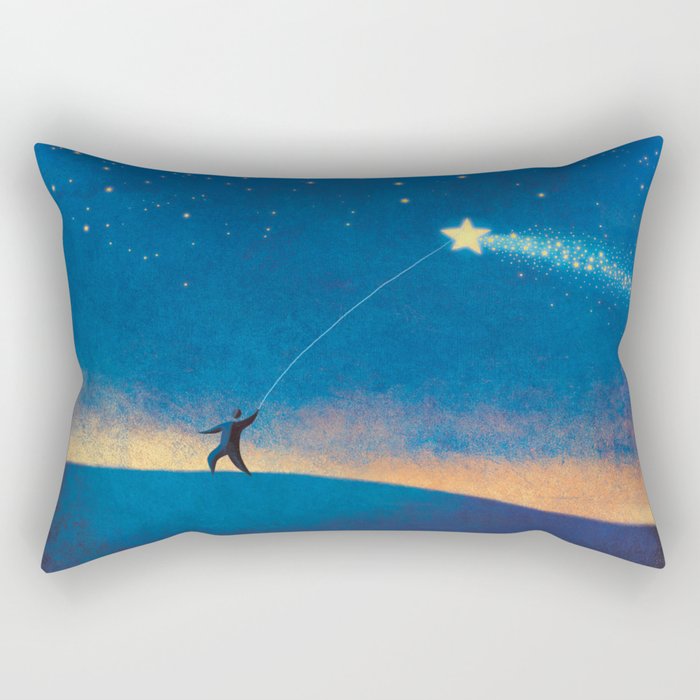 Stars Kite Rectangular Pillow