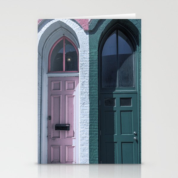 Colorful Doorways #2 Stationery Cards