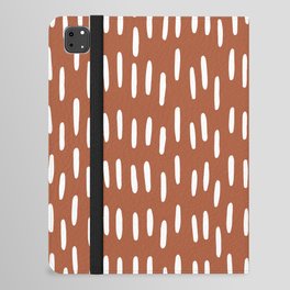 Boho Raindrops in Terracotta iPad Folio Case