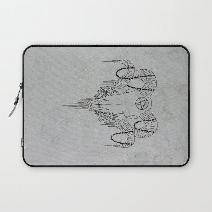 You and Me and the Devil makes 3 Laptop Sleeve