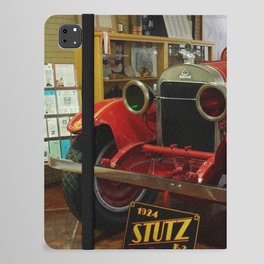  1924 Stutz fire truck fire department fire fighting transporation color photograph / photography iPad Folio Case