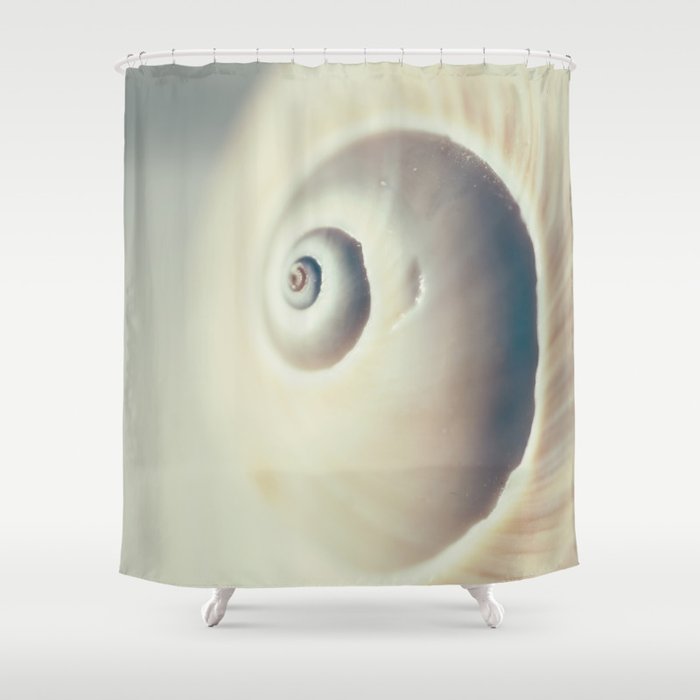 Moon Shell Shower Curtain