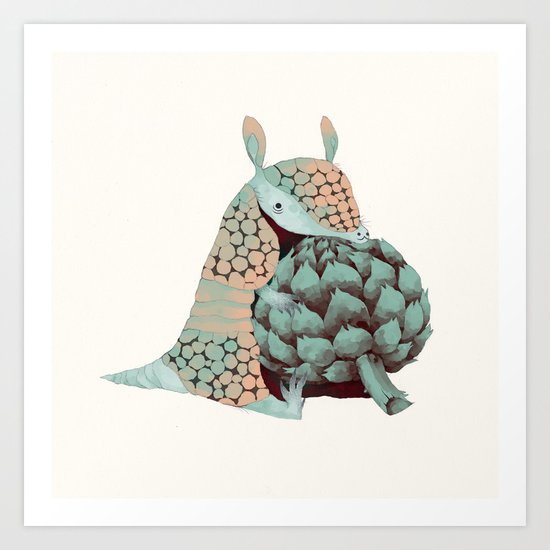 l'amour Art Print