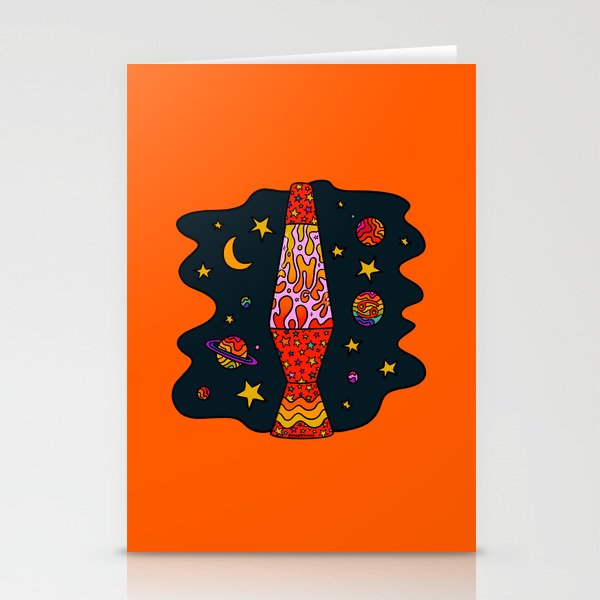 Cancer Lava Lamp Stationery Cards