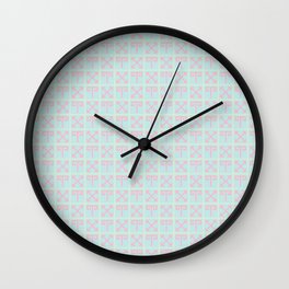 Aries symbol pattern. Digital Illustration Background Wall Clock