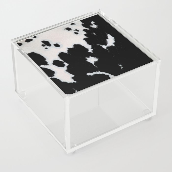 Cowhide skin print Acrylic Box