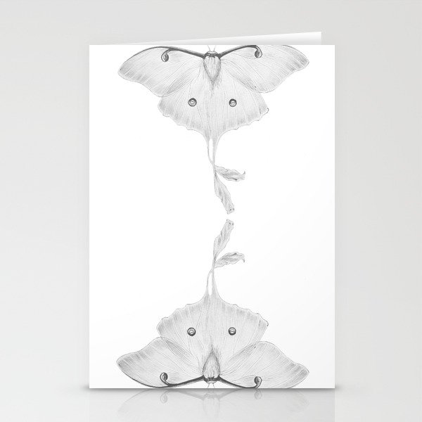 Luna Moth Stationery Cards