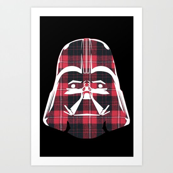 plaidinum. Art Print