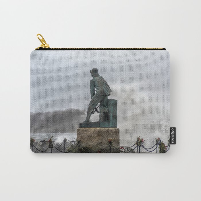 Wave and the Man at the Wheel Carry-All Pouch