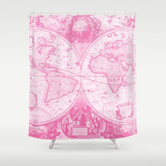 Positively Pink Shower Curtain
